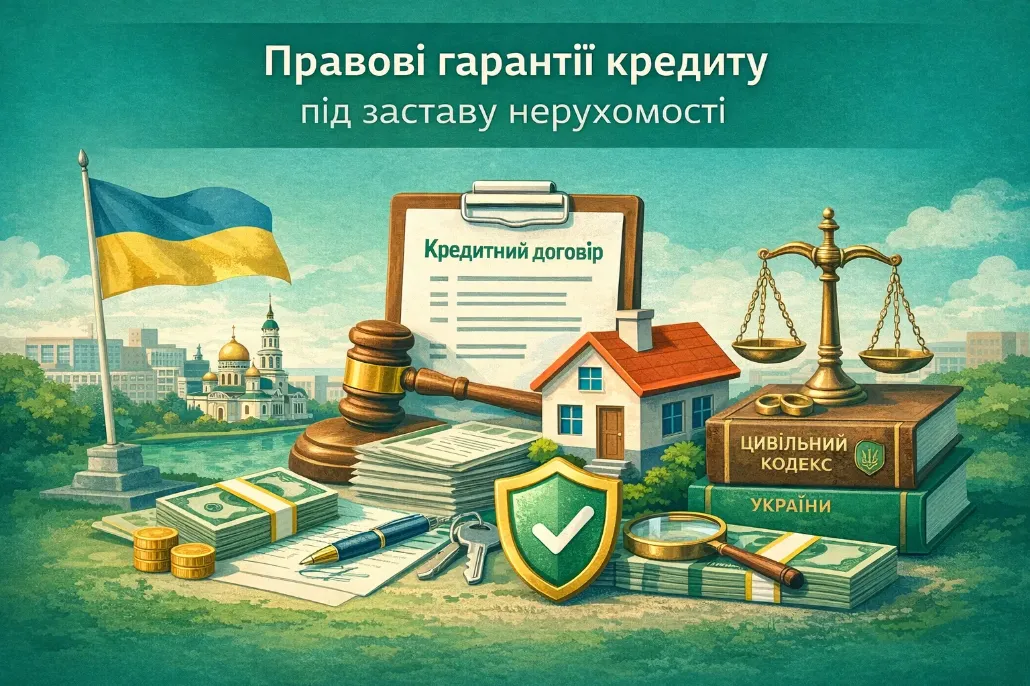Правові гарантії кредиту з поганою кредитною історією у Харкові під заставу нерухомості